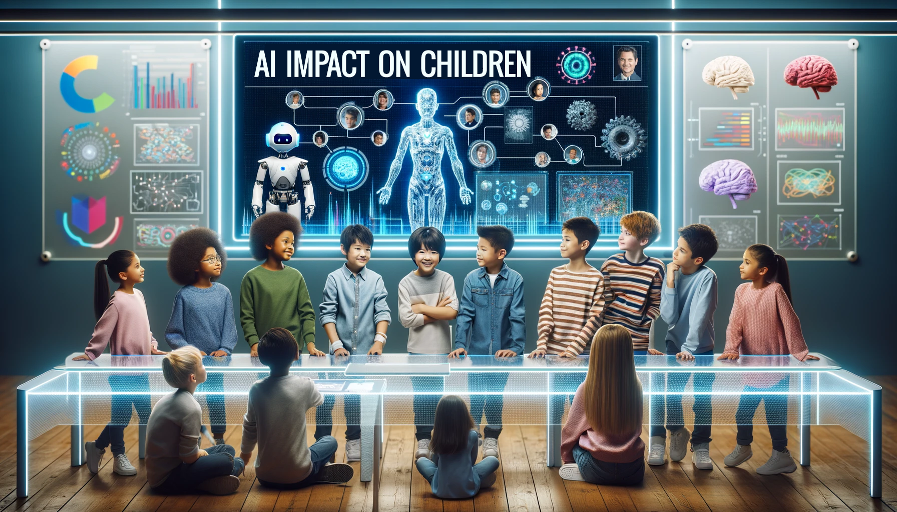 Cover for Preparing for AI's Impact on Children Future Generations