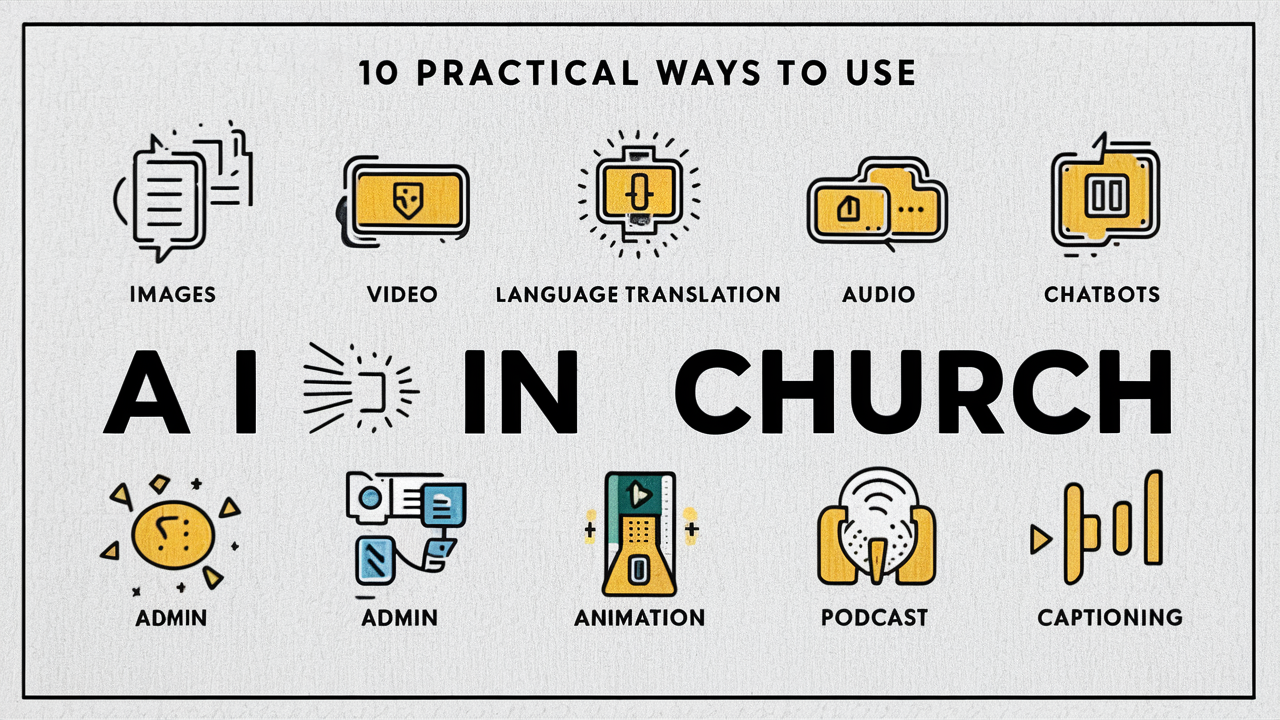 Cover for 10 Practical Ways to Use AI in Your Church