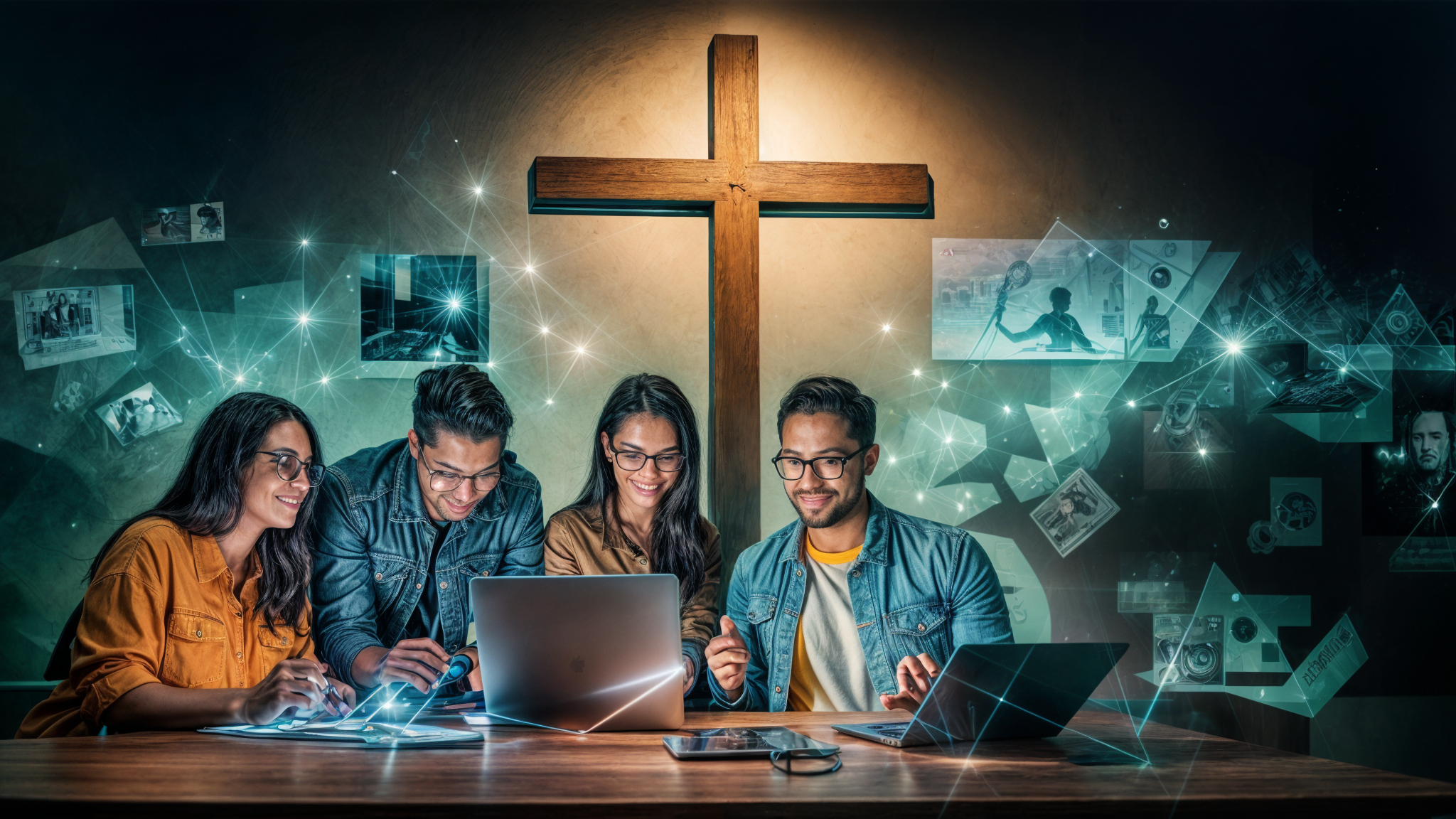 church small group using AI-powered tools